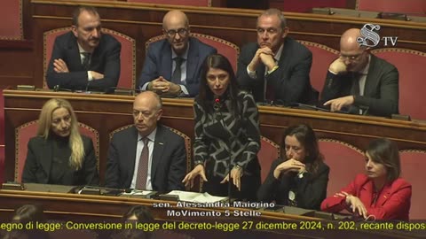 Maiorino - Intervento in Senato (13.02.25)