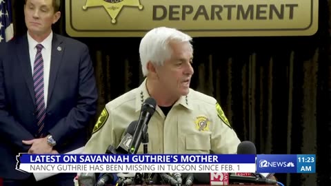 Latest Update: Sheriff walks through timeline in Nancy Guthrie case, what happened and when