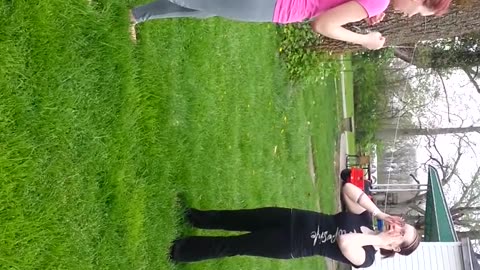 Girl Hit With Shovel (Rare Angle)