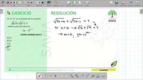 SAVIA REPASO 2025 - 2 | Semana 03 | Álgebra