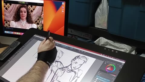 Sketching "It Takes Two" (1988) Cover Art