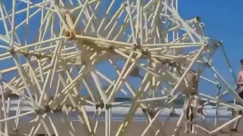 Mind Blown 🤯✨ Watch As These Wind-Powered Sculptures Walk By Themselves! | FeedMyCuriosity
