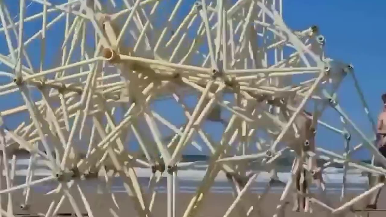 Mind Blown 🤯✨ Watch As These Wind-Powered Sculptures Walk By Themselves! | FeedMyCuriosity