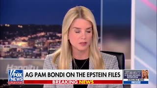 NEW: Pam Bondi says "thousands of pages of Jeffrey Epstein documents" were