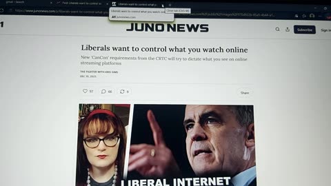 Liberals Controling what you watch on line