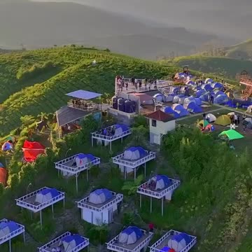 Taman Langit Pangalengan is a scenic tourist complex in the Pangalengan Mountains Indonesia.