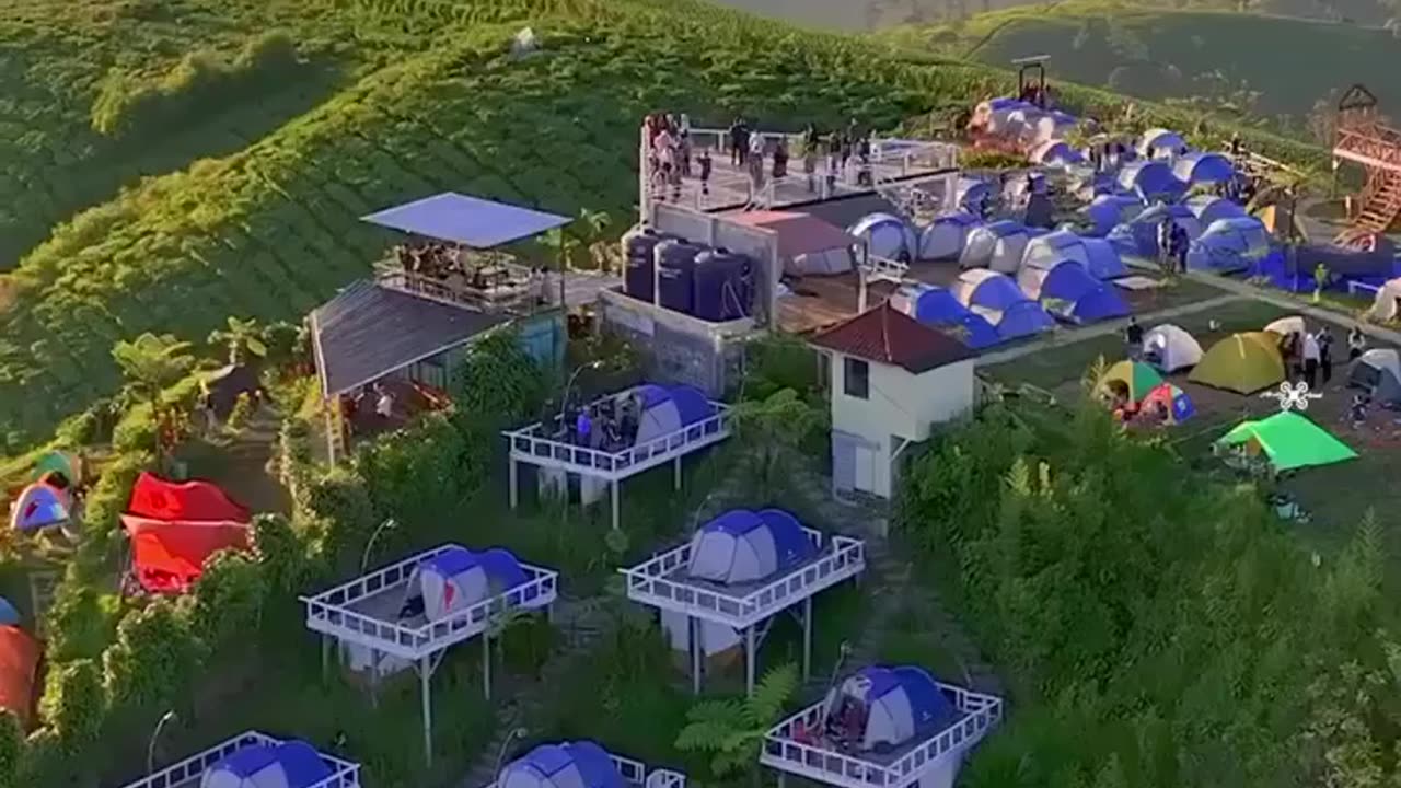 Taman Langit Pangalengan is a scenic tourist complex in the Pangalengan Mountains Indonesia.