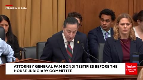 BREAKING NEWS: Jamie Raskin Rips Pam Bondi To Her Face Over Handling Of Epstein Files, DOJ