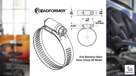 Roadformer 2" Worm Gear Hose Clamp - SAE 32 Size