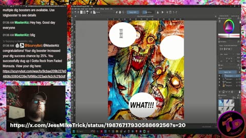 Just hanging out. Rocket League and Art tonight