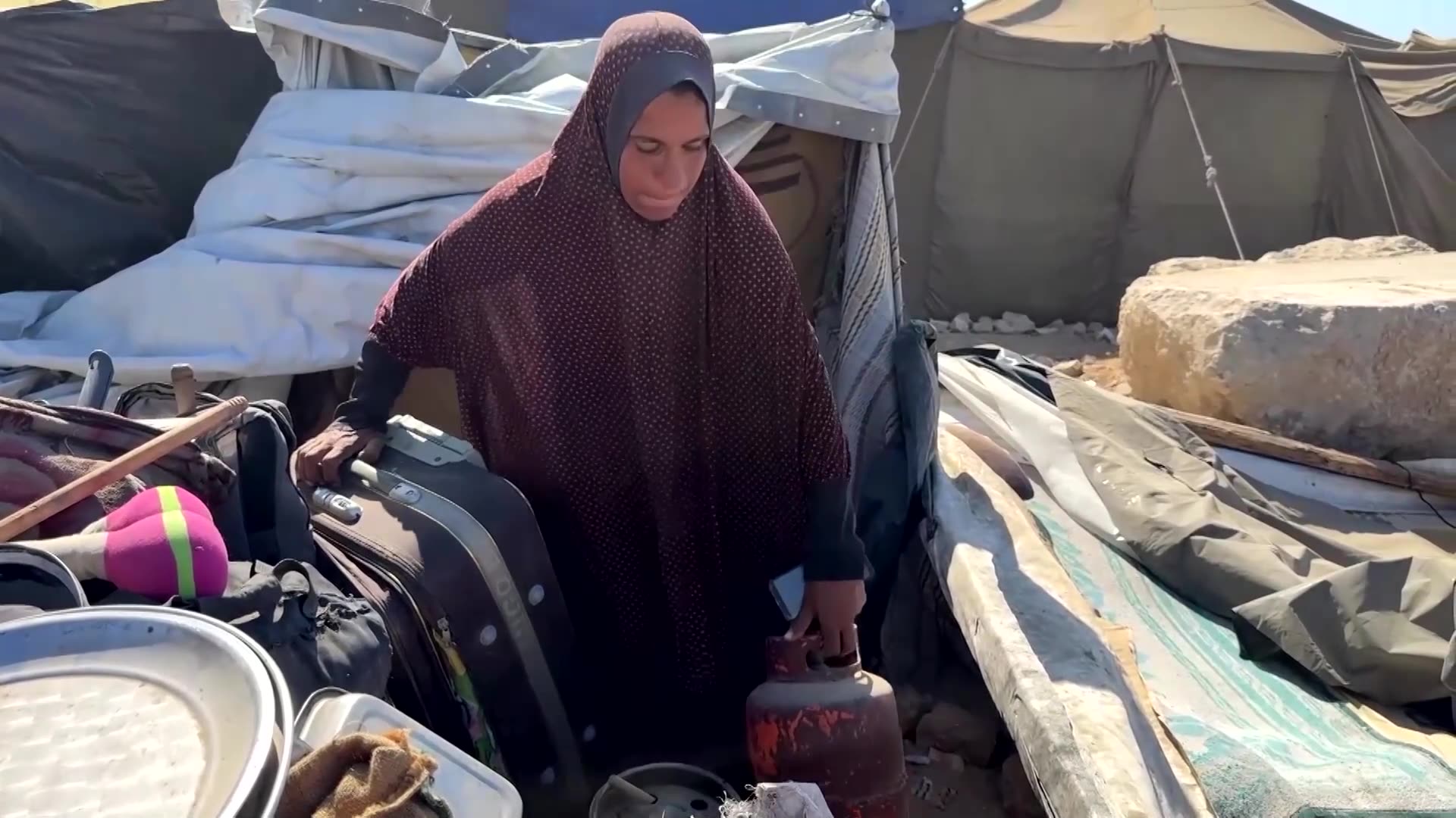 I am happy I am returning, says displaced Gazan heading home