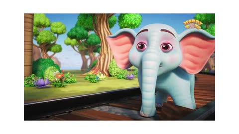 The Train Song | Kids Vehicle Song | Nursery Rhymes for Kids