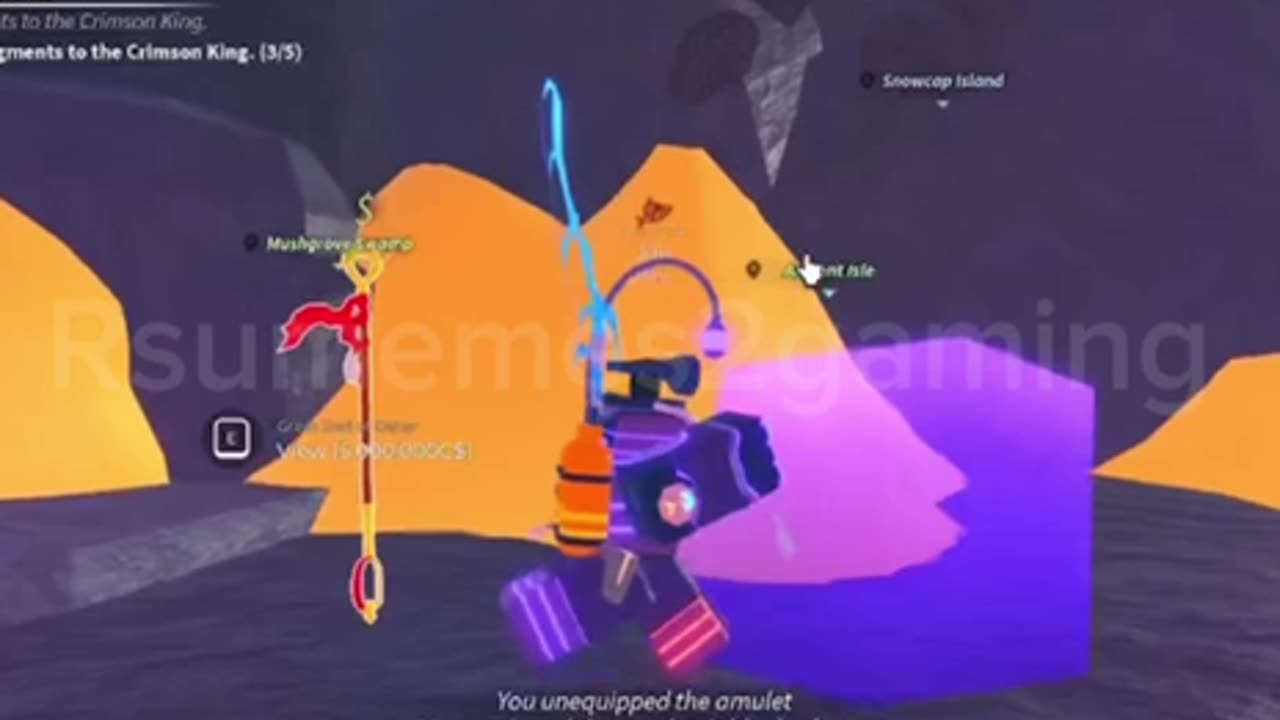 Getting the rod of Oscar - Roblox Fisch