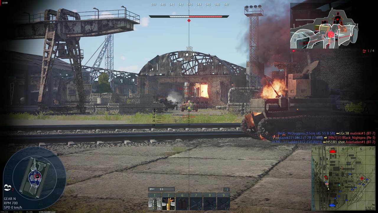 🎮War Thunder AB41 Destroyed in One Shot! 💥🔥