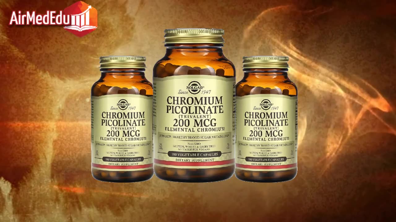 45 Beneficios del Picolinato de Cromo