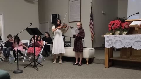 Zoey & Her Friend Perform