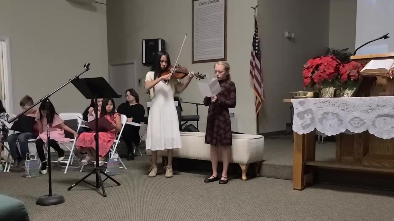 Zoey & Her Friend Perform
