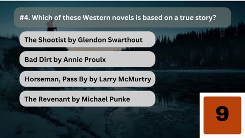 The Wild Western Book Quiz