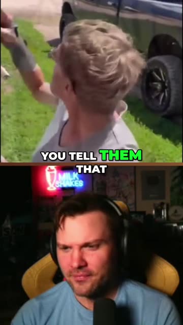 Neighbor Karen ATTACKS Man Over Mirror #shorts