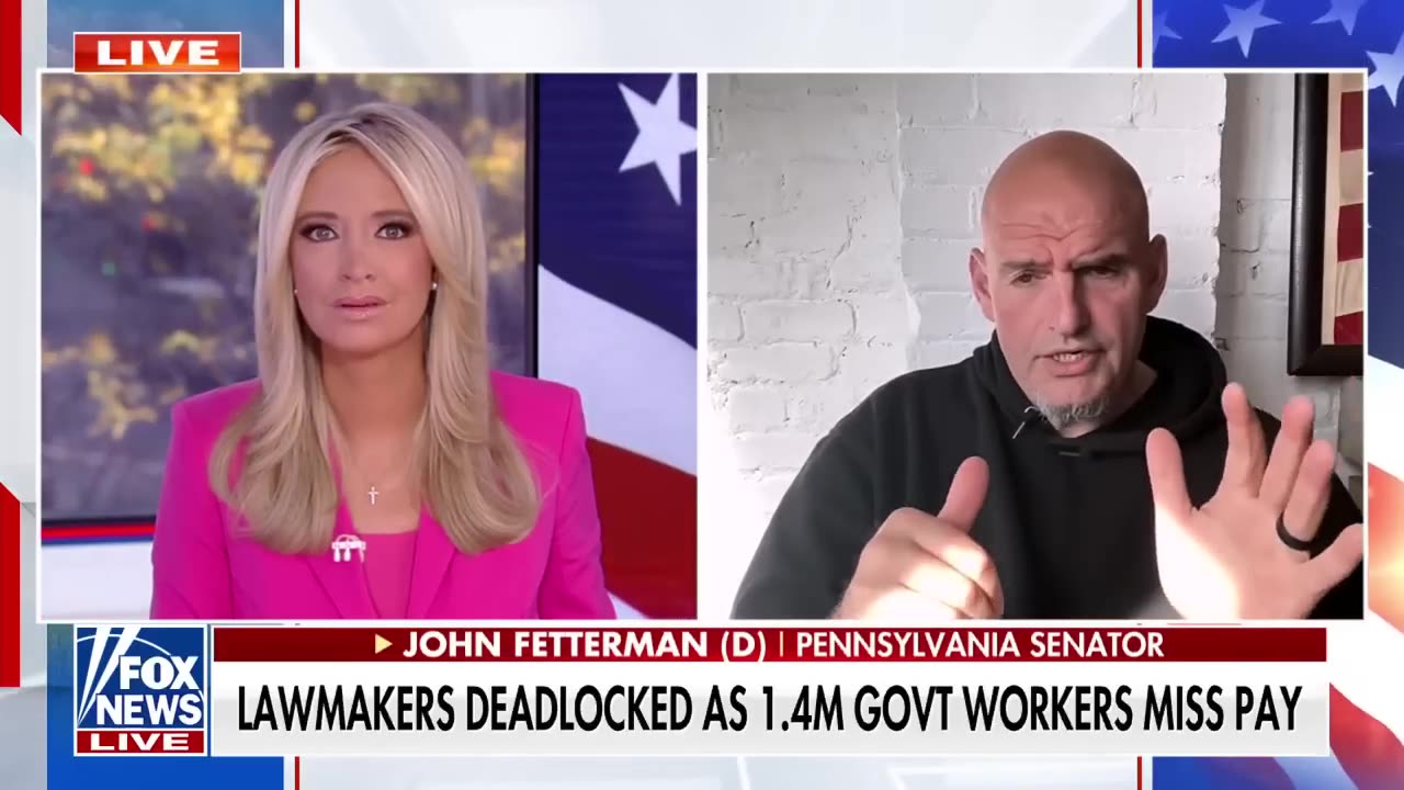 Fetterman breaks with Dems: 'AMERICA IS LOSING'