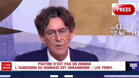 Luc Ferry dit la vérité sur la guerre en Ukraine