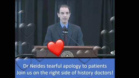 Former Medical Director of Cleveland Clinic, Dr. Neides tearful apology to his patients.