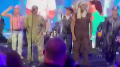 The Village People Sing Their Iconic Song ‘YMCA’ at Mar-a-lago.