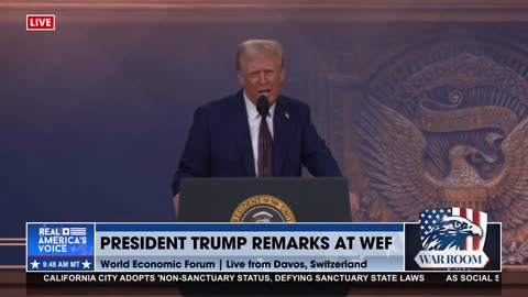 PEACE AGREEMENT WITH UKRAINE & RUSSIA? | Trump's WEF Address