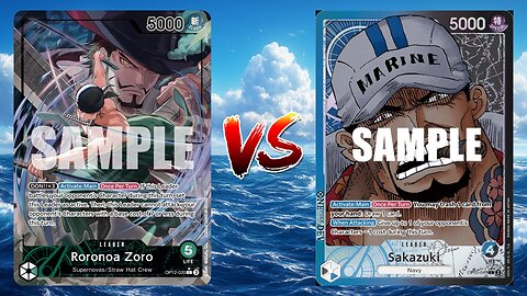 One Piece TCG Green Roronoa Zoro VS Sakazuki!!