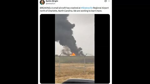 Private Jet Owned by NASCAR Driver Crashes in North Carolina! (Video) 12-18-2025