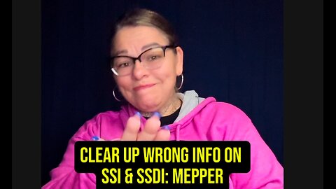 🚨 Clear Up Wrong Info: Mepper on SSI & SSDI 😳 #ASL #deaf #signlanguage