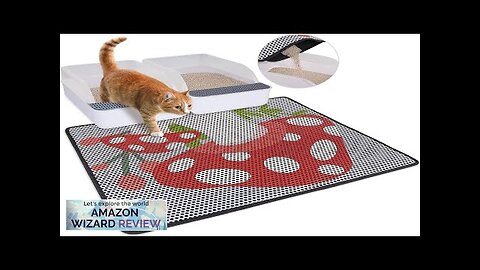 Bienbee Cat Litter Mat 30"x24" Litter Mat Double Layer Litter Trapping Mat Review