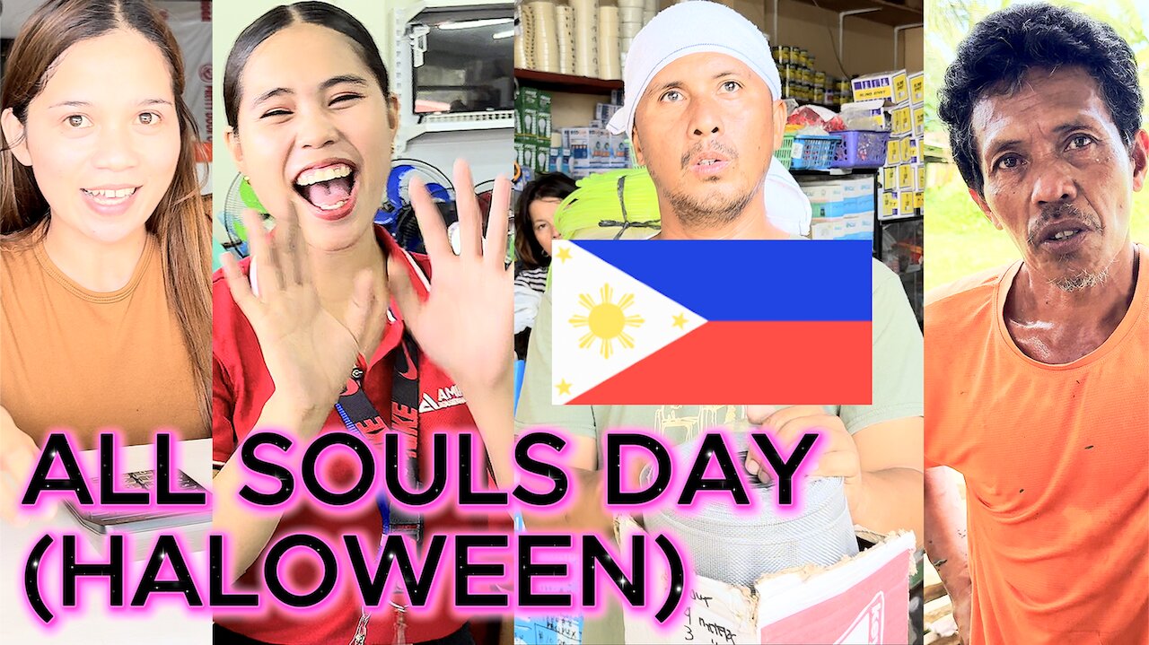 ALL SOULS / SAINTS DAY FILIPINO STYLE! NO BUILD HARDWARE! OFF GRID ISLAND FAMILY PHILIPPINES LIVING