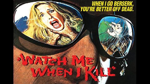 WATCH ME WHEN I KILL 1977 Woman Witness to a Murder Now is Being Stalked FULL MOVIE HD & W/S