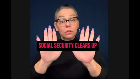 🚨 Social Security Clears Up 😱 #ASL #deaf #signlanguage