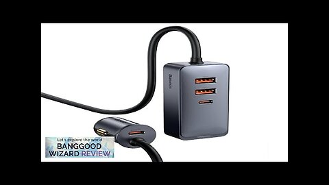 Baseus 120W 4-Port 2 USB + 2 Type-C Car Charger PPS PD Review