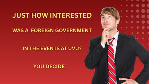 How Interested was Israel in Charlie Kirk and UVU?