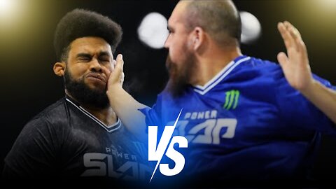 Heavyweight Glient Clash 🔥 || Damein Dibbel vs Dorian Perez || Power Slap -10 Full Match