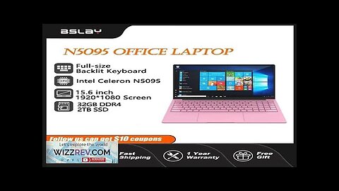 Gaming Laptop 15.6 Inch Intel N5095/N95 32GB DDR4 2TB SSD Win11 Fingerprint Review