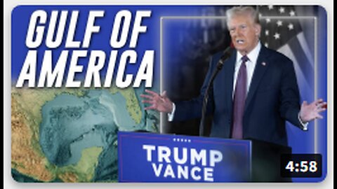 Trump Announces Plan To Rename Gulf Of Mexico / Purchase Canada & Greenland For The United States