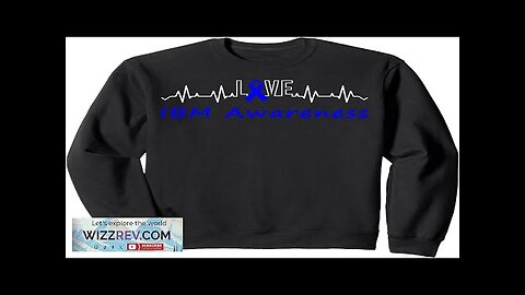 IBM Awareness Blue Ribbon Love HeartBeat Support Quote Sweatshirt Review