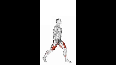 Static Lunge Exercise.