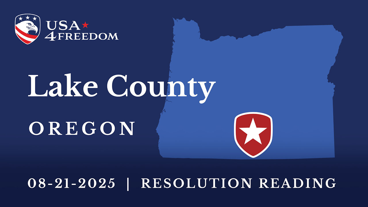 USA Resolution Lake County Oregon 8-21-25