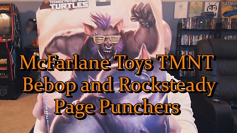 Checking Out McFarlane Toys TMNT Bebop and Rocksteady Page Punchers