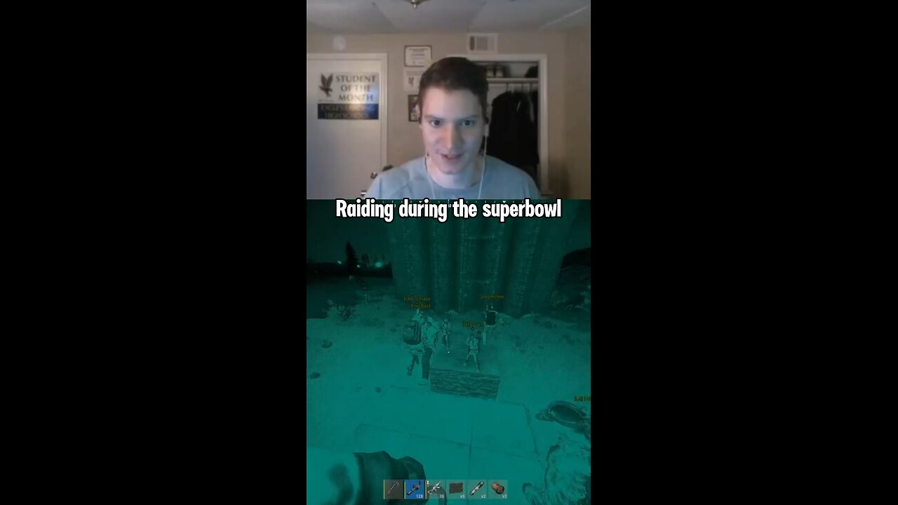 Raiding during the super bowl