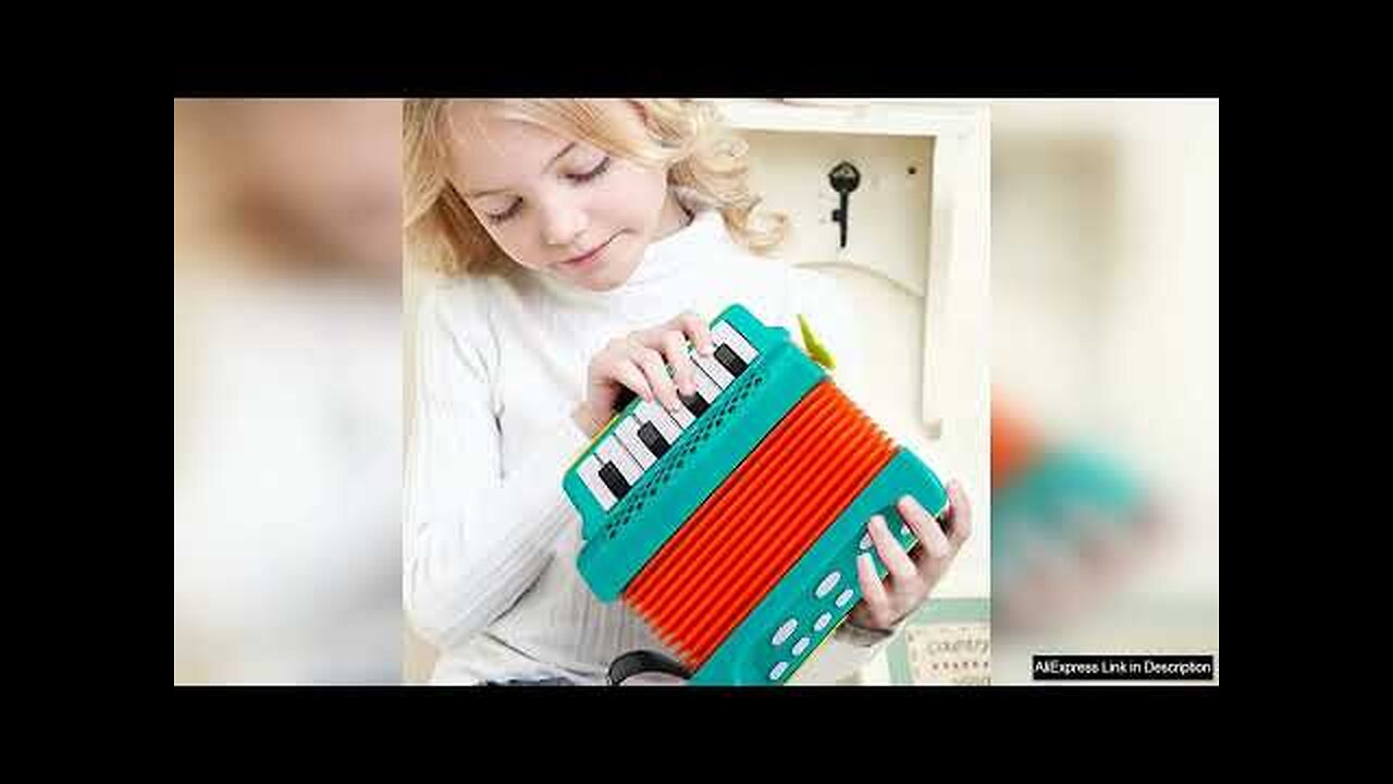 Toy Accordion 10 Keys 8 Bass Accordions for Kids Musical Instrument Educational Review