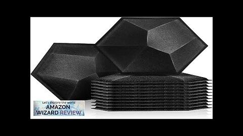 Sonic Acoustics 12 Pack 3D Hexagon Acoustic Panels 14" X 12" X Review