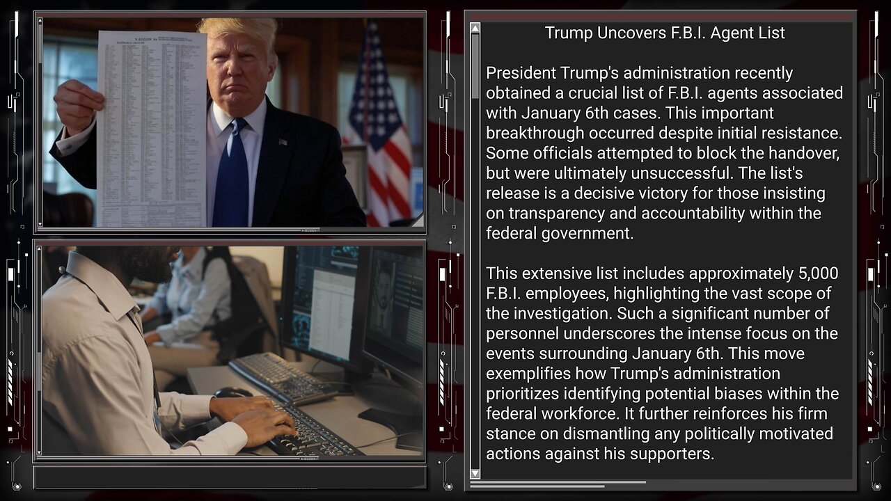 Trump's Bold Moves: From FBI Accountability to Education Reform