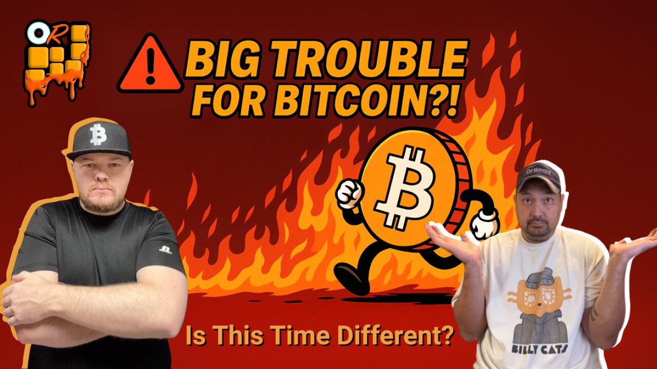 🚨BIG TROUBLE FOR BITCOIN?!⚠️ A MAJOR Red Flag Just FLASHED… But Could This Time Be DIFFERENT?!🔥