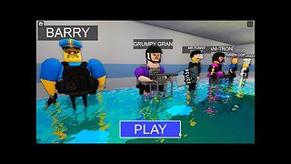 Escaping from a BARRY SWAT PRISON RUN! And BECAME a BARRY PRISONER